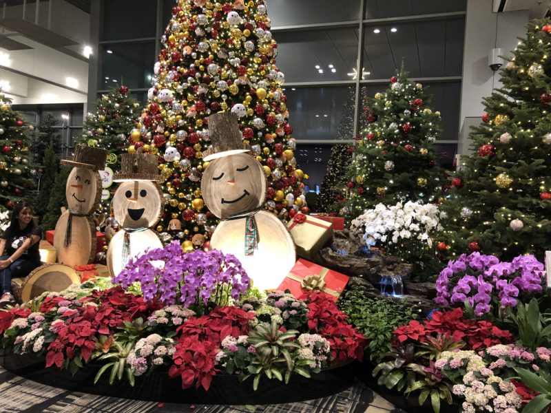 チャンギ空港　クリスマス