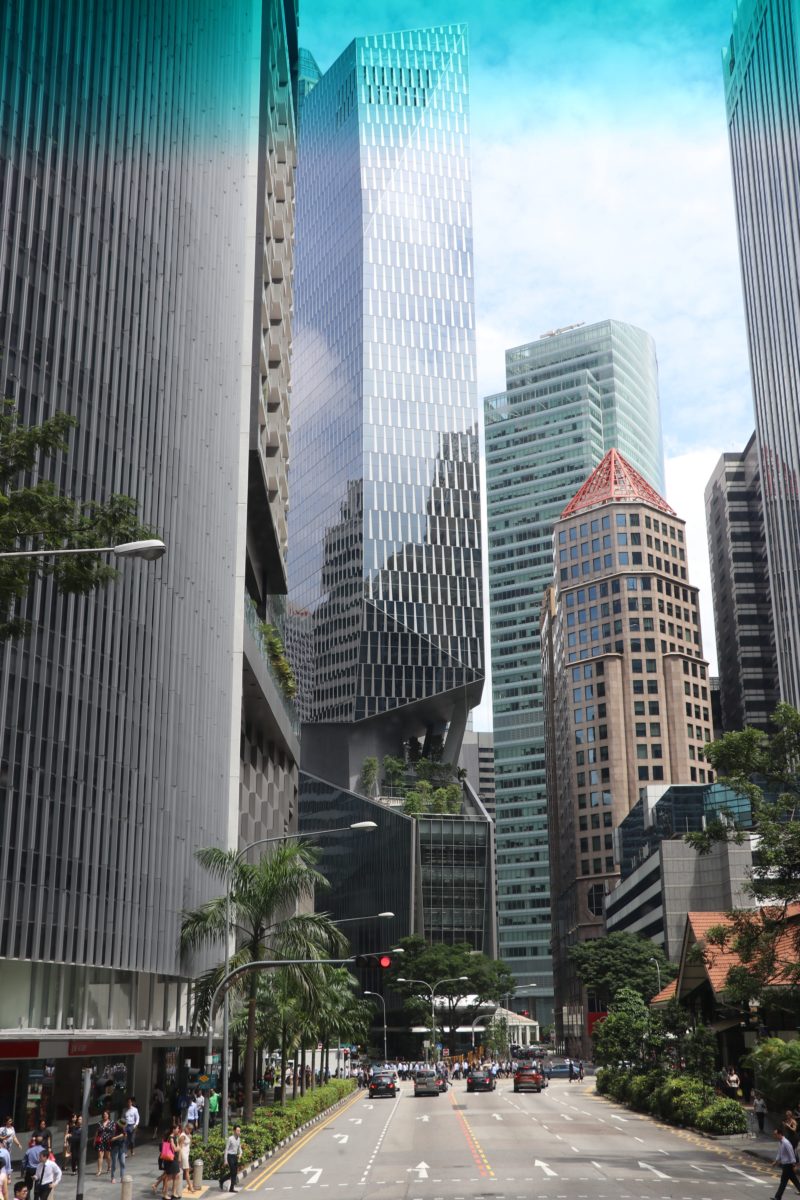 シンガポール街並み